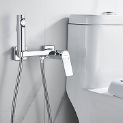 Гигиенический душ со смесителем Shevanik S4105-1 цвет Хром-12