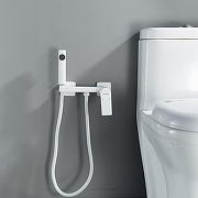 Гигиенический душ со смесителем Shevanik S4105C-1 цвет Белый матовый-14