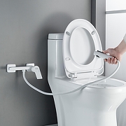 Гигиенический душ со смесителем Shevanik S4105C-1 цвет Белый матовый-19