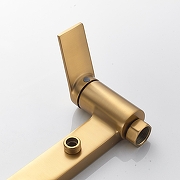 Гигиенический душ со смесителем Shevanik S4105G-1 цвет Золотой сатин-8