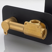 Гигиенический душ со смесителем Shevanik S4105H цвет Черный матовый-4