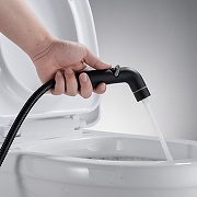 Гигиенический душ со смесителем Shevanik S4105H цвет Черный матовый-6