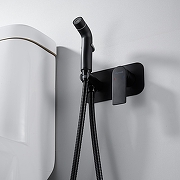 Гигиенический душ со смесителем Shevanik S4105H цвет Черный матовый-9