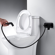 Гигиенический душ со смесителем Shevanik S4105H цвет Черный матовый-13