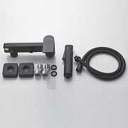 Гигиенический душ со смесителем Shevanik S4105H-1 цвет Черный матовый-1