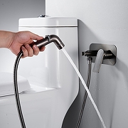 Гигиенический душ со смесителем Shevanik S4105T цвет Оружейная сталь-12