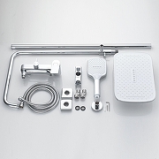 Душевая система Shevanik S4136 цвет Хром-1