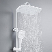 Душевая система Shevanik S4136C цвет Белый матовый-18