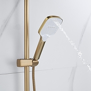 Душевая система Shevanik S4136G цвет Золотой сатин-17