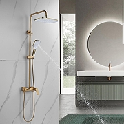 Душевая система Shevanik S4136G цвет Золотой сатин-19