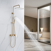 Душевая система Shevanik S4136G цвет Золотой сатин-20