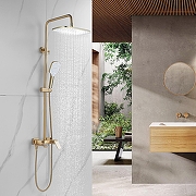 Душевая система Shevanik S4136G цвет Золотой сатин-22