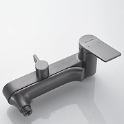 Душевая система Shevanik S4136T цвет Оружейная сталь-6