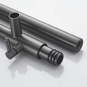 Душевая система Shevanik S4136T цвет Оружейная сталь-7