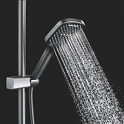 Душевая система Shevanik S4136T цвет Оружейная сталь-11