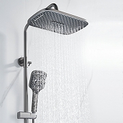 Душевая система Shevanik S4136T цвет Оружейная сталь-16