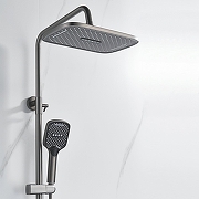 Душевая система Shevanik S4136T цвет Оружейная сталь-21