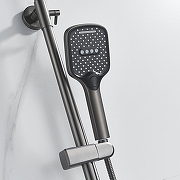 Душевая система Shevanik S4136T цвет Оружейная сталь-22