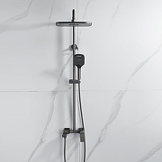 Душевая система Shevanik S4136T цвет Оружейная сталь-23