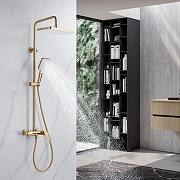 Душевая система Shevanik S4226G цвет Золотой сатин-10