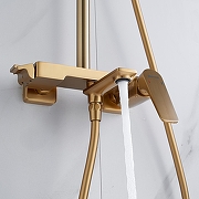 Душевая система Shevanik S4226G цвет Золотой сатин-18