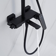 Душевая система Shevanik S4226H цвет Черный матовый-10