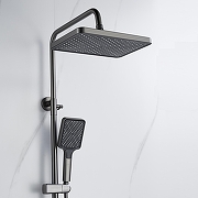 Душевая система Shevanik S4226T цвет Оружейная сталь-10