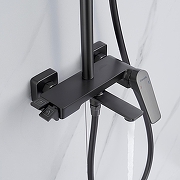 Душевая система Shevanik S4226T цвет Оружейная сталь-12