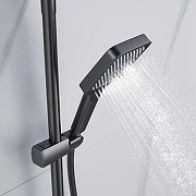 Душевая система Shevanik S4226T цвет Оружейная сталь-16