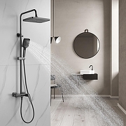 Душевая система Shevanik S4226T цвет Оружейная сталь-19