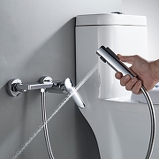 Гигиенический душ со смесителем Shevanik S43 S4305-1 цвет Хром-9