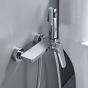 Гигиенический душ со смесителем Shevanik S43 S4305-1 цвет Хром-10