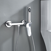 Гигиенический душ со смесителем Shevanik S43 S4305-1 цвет Хром-11