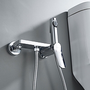 Гигиенический душ со смесителем Shevanik S43 S4305-1 цвет Хром-12