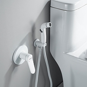 Гигиенический душ со смесителем Shevanik S43C S4305C цвет Белый матовый-12