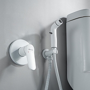 Гигиенический душ со смесителем Shevanik S43C S4305C цвет Белый матовый-13