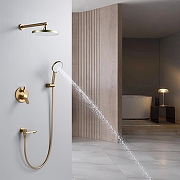 Душевая система Shevanik S43G S4335G цвет Золотой сатин-18