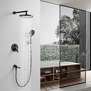 Душевая система Shevanik S43H S4335H цвет Черный матовый-21