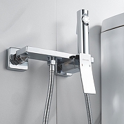 Гигиенический душ со смесителем Shevanik S6105-1 цвет Хром-10