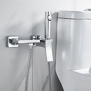 Гигиенический душ со смесителем Shevanik S6105-1 цвет Хром-11