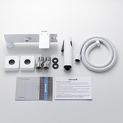 Гигиенический душ со смесителем Shevanik S6105C-1 цвет Белый матовый-1