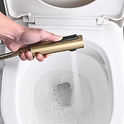 Гигиенический душ со смесителем Shevanik S6105G-1 цвет Золотой сатин-7