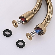 Гигиенический душ со смесителем Shevanik S6105G-1 цвет Золотой сатин-12