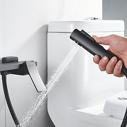 Гигиенический душ со смесителем Shevanik S6105H-1 цвет Черный матовый-8