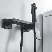 Гигиенический душ со смесителем Shevanik S6105H-1 цвет Черный матовый-10