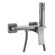 Гигиенический душ со смесителем Shevanik S6105T-1 цвет Оружейная сталь