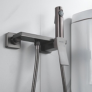 Гигиенический душ со смесителем Shevanik S6105T-1 цвет Оружейная сталь-8