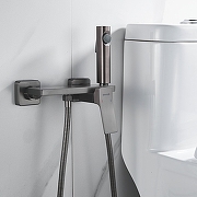 Гигиенический душ со смесителем Shevanik S6105T-1 цвет Оружейная сталь-9