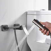 Гигиенический душ со смесителем Shevanik S6105T-1 цвет Оружейная сталь-10