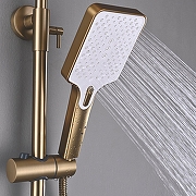 Душевая система Shevanik S6136G цвет Золотой сатин-2